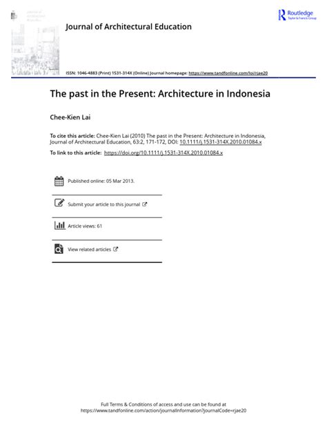 Architecture in Indonesia: Past and Present | PDF - wintechmobiles.com