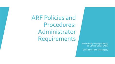 ARF Administrator ONLINE Renewal Courses – 20 Hours