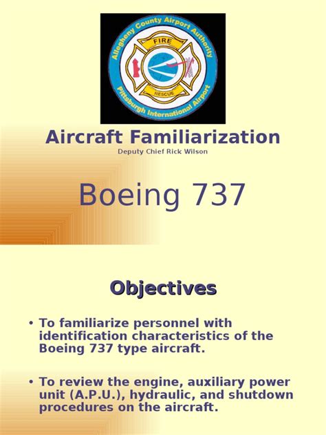 ARFF familiarisation 737
