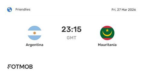 Argentina v Mauritania live scores & match info | Soccerway - raincitystudios.com