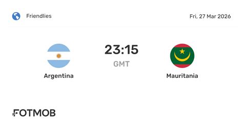 Argentina vs Mauritania: Friendlies stats & head-to-head - raincitystudios.com