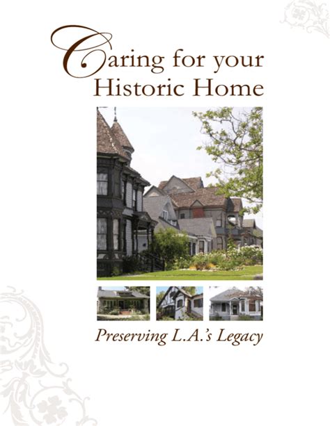 aring for your Historic Home - Los Angeles - muktibox.com