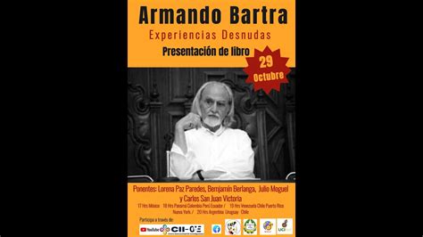 ARMANDO BARTRA "Experiencias desnudas" - YouTube