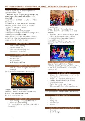 Art Appreciation Hum 1 - Understanding Improvisation in … - muktibox.com