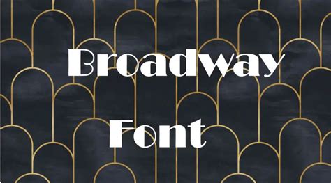 Art Deco Broadway Fonts - FontSpace - muktibox.com
