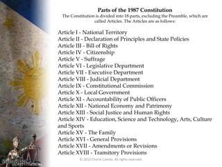 ARTICLE VII 1987 PHILIPPINE CONSTITUTION docx
