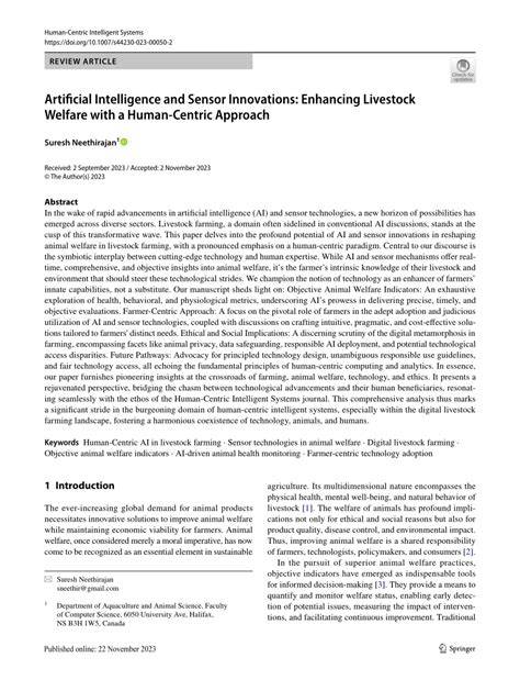 Artificial Intelligence and Sensor Innovations: Enhancing Livestock ... - raincitystudios.com