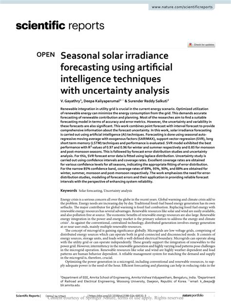 Artificial intelligence forecasting and uncertainty analysis of ... - coolestguyplanet.net