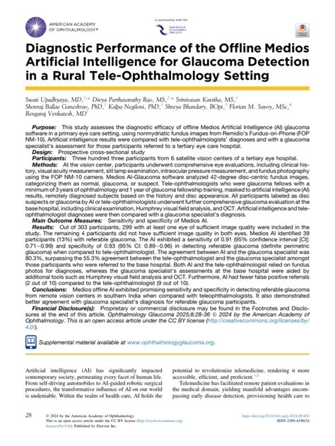 Artificial intelligence-driven glaucoma screening in ophthalmology: The ... - raincitystudios.com