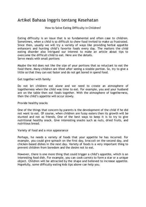 Artikel Bahasa Inggris, - Halaman 6 - panachespalon.com