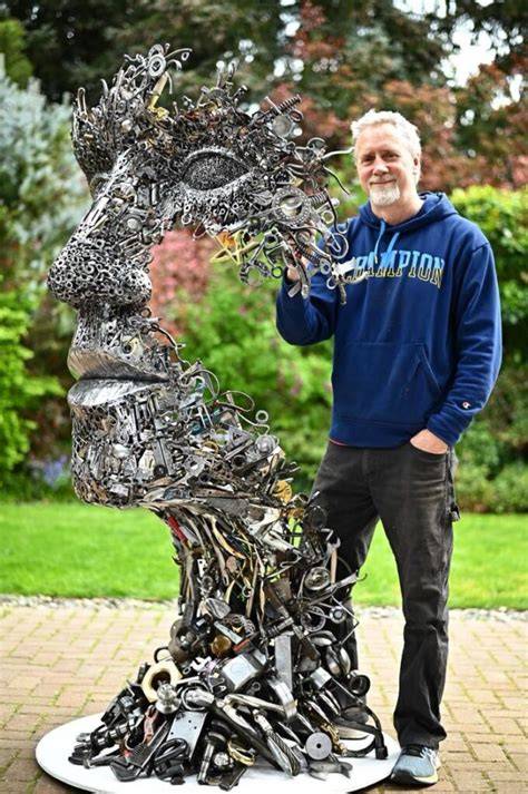 Artist Gives Scrap Metal Gets Second Life as Stunning … - raincitystudios.com