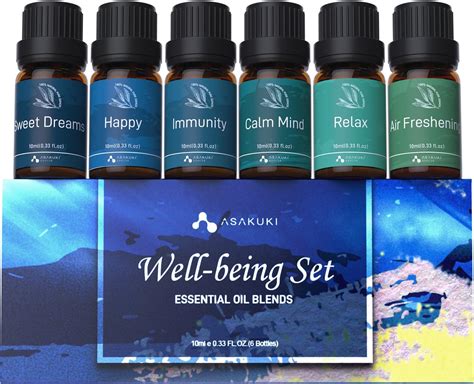 ASAKUKI Essential Oil Blends, Essential Oils for Diffusers for …