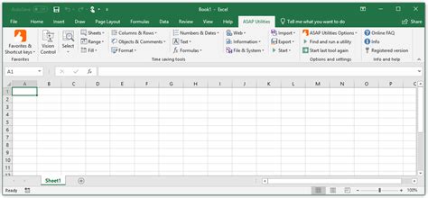 ASAP Utilities for Excel 