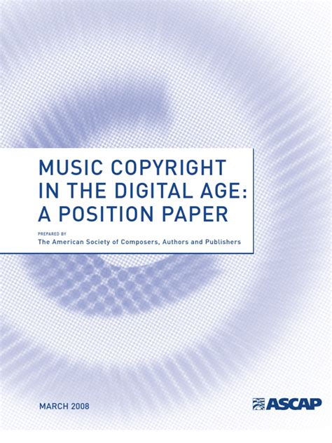 ASCAP BillOfRights Position