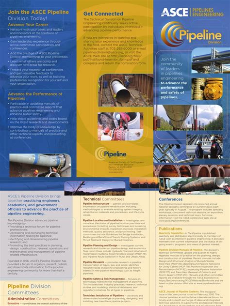 ASCE pipelinesbrochure