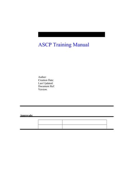 ASCP Training Manual v1 2