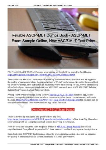 ASCP-MLT Online Tests
