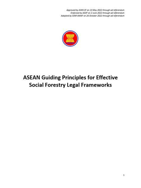 ASEAN Guiding Principles for Effective Social Forestry Legal … - raincitystudios.com