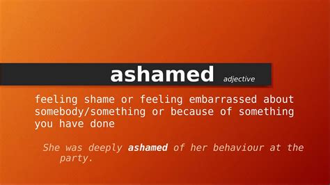 ASHAME - Definition from the KJV Dictionary - AV1611.com