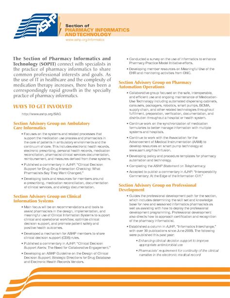 ASHP Sections and Forums Brochure 2013 by ASHP Issuu
