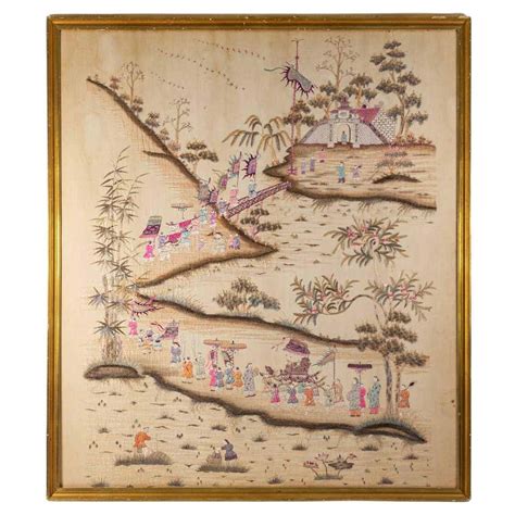 Asian Silk Embroidery Art - Etsy - muktibox.com