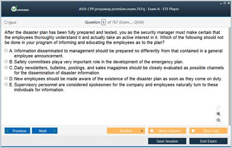 ASIS-CPP Online Test