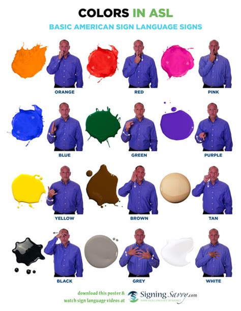 ASL Colors Teach your child the colors with Sign Language! Asl