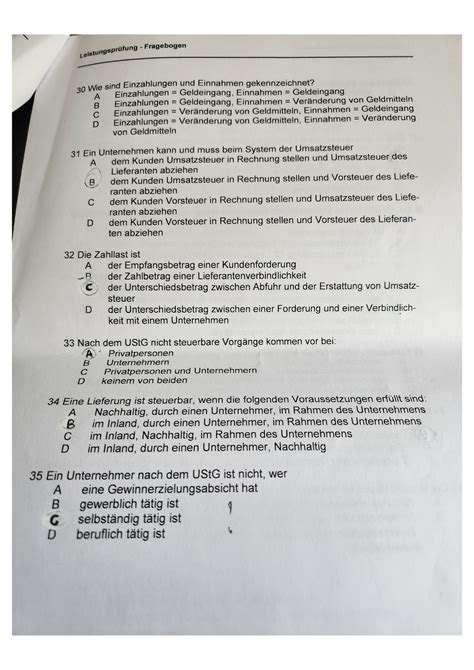 ASM-Deutsch Prüfungsübungen