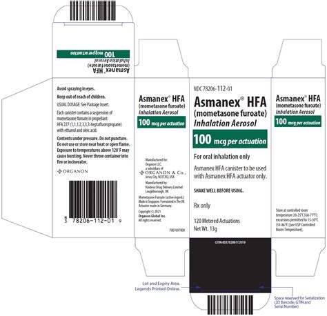 ASMANEX HFA (Organon LLC): FDA Package Insert