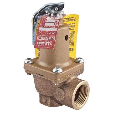 ASME HOT WATER SAFETY RELIEF VALVE (10600 Series)