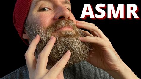 ASMR Beard Scratching & Close Up Whispering (Ear …