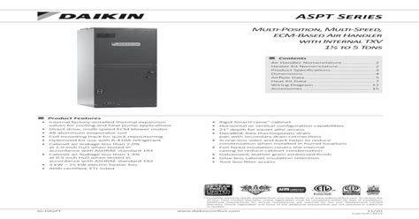 ASPT Series - Daikin Comfort