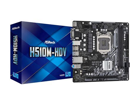 ASRock Intel H510 LGA 1200 Micro ATX Motherboard