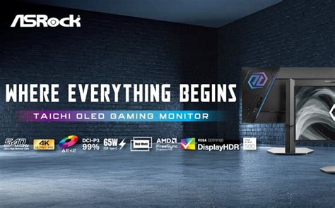 ASRock Taichi WOLED & QD-OLED Monitors: CES 2026 Preview (4K, 540Hz, HDR) (2026)