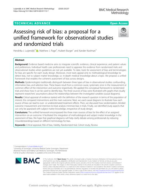 Assessing the Risk of Bias in Randomized Clinical Trials With Large ... - wintechmobiles.com
