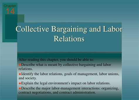 ASSIGNMENT 15 Labor Relations and Collective Bargaining