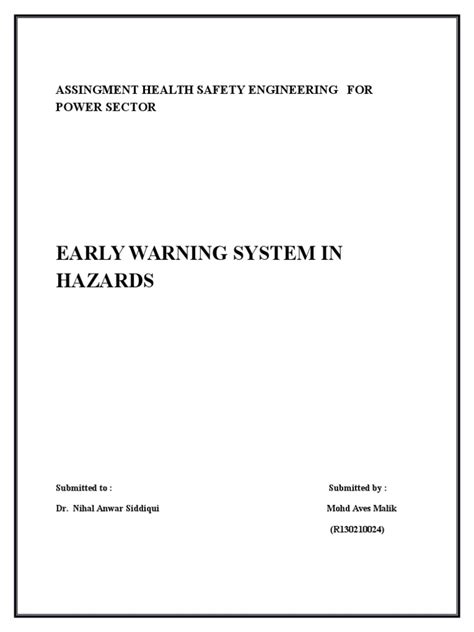 ASSINGMENT HEALTH SAFETY ENGINEERING FOR POWER SECTOR docx