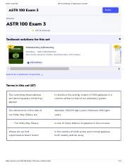 ASTR 100 Exam 3 Flashcards | Quizlet - muktibox.com