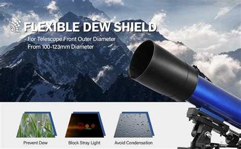 Astromania Flexible Dew Shield for Telescope Front Outer ... - Amazon - wintechmobiles.com