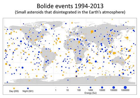 Astronomy:List of meteor air bursts - HandWiki - wintechmobiles.com
