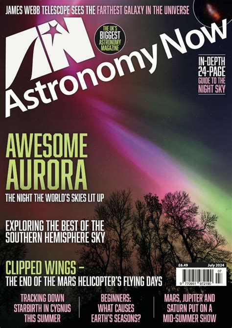 Astronomy Now - UK One Year Subscription - wintechmobiles.com