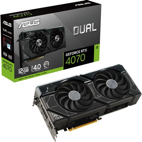 ASUS Dual GeForce RTX 4070 Grafikkarte - DLSS 3 fähig