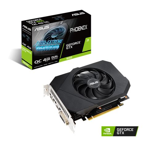 ASUS PHOENIX NVIDIA GEFORCE GTX 1650 OC CARD