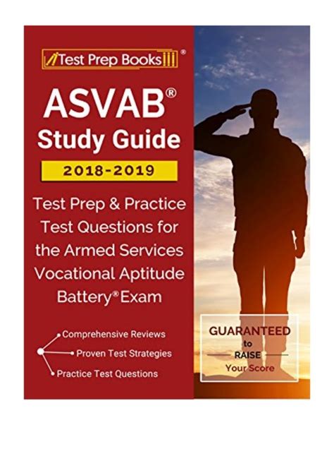 Download Asvab Study Guide 20182019 Test Prep  Practice Test Questions For The Armed Services Vocational Aptitude Battery Exam By Asvab Study Guide 20182019 Test Prep  Practice Test Questions For The Armed Services Vocational A