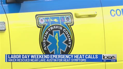 ATCEMS has 3 times more heat-related calls this Labor Day weekend than last year