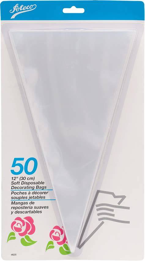 Ateco Soft Disposable Decorating Bags, 12-Inch, Pack … - raincitystudios.com