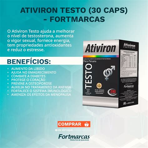 ATIVIRON Testo: Composto pela Maca... - Farmacia Pró Vida