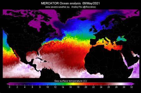 Atlantic Ocean Temperature | CMEMS - Copernicus - raincitystudios.com