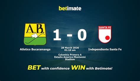 Atletico Bucaramanga vs Independiente Santa Fe live score, prediction ... - raincitystudios.com