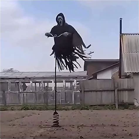 ATLST Garden Decoration Floating Scream Scarecrow - 78.74 Inch …